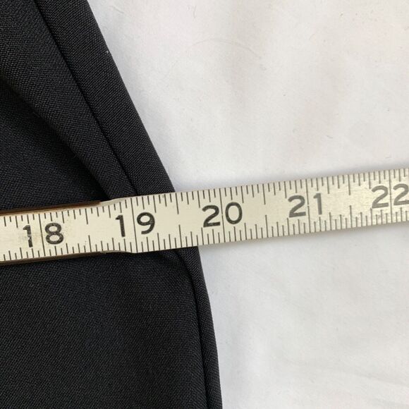 Vtg Y2K Double-Breasted Mini Dress Junior's 7 6 Black Retro Mod 60s Go-Go Girl - Picture 11 of 12